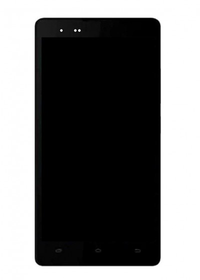 Lcd With Touch Screen For Intex Aqua Life Black By - Maxbhi Com