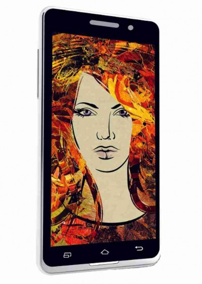 LCD with Touch Screen for Celkon Monalisa 5 - Black