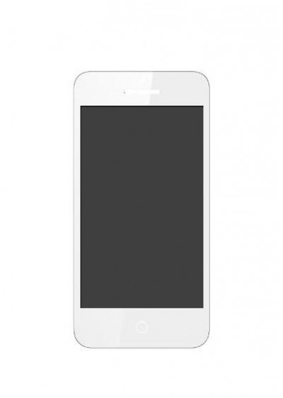 Lcd With Touch Screen For Intex Aqua Y2 Power White By - Maxbhi.com