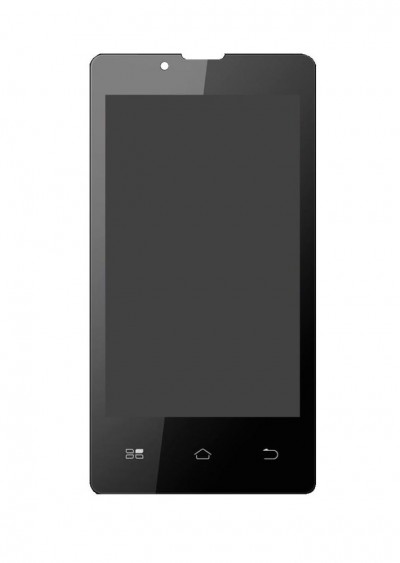 Lcd With Touch Screen For Bq S37 Black By - Maxbhi.com