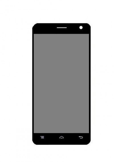Lcd With Touch Screen For Lava Iris 550q White By - Maxbhi.com