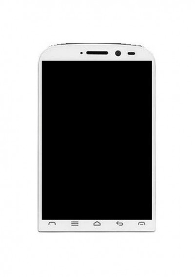 Lcd With Touch Screen For Cyrus Chat White By - Maxbhi.com