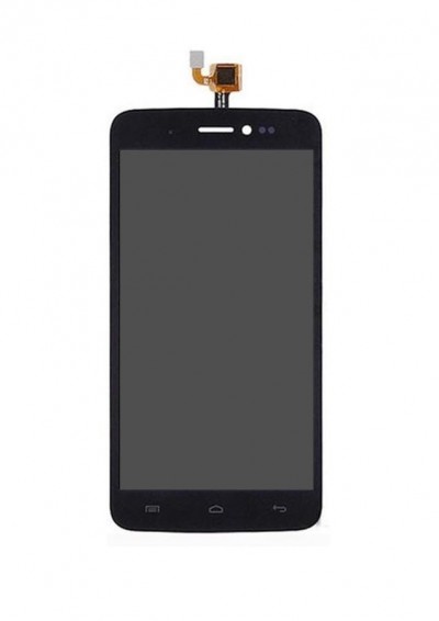Lcd With Touch Screen For Wiko Lenny Black By - Maxbhi.com