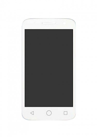 Lcd With Touch Screen For Alcatel Pop 2 4 White By - Maxbhi.com