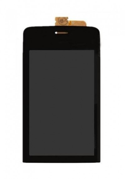 Lcd With Touch Screen For Nokia Asha 310 Black By - Maxbhi.com