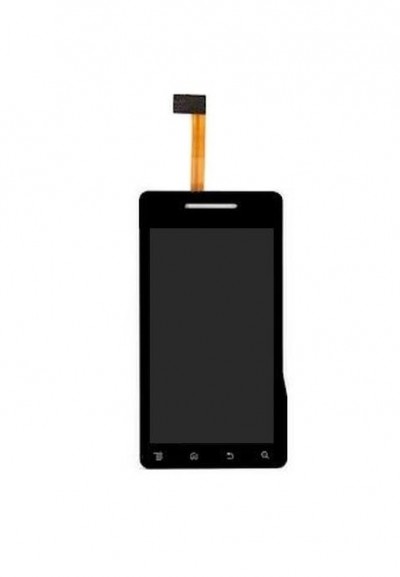Lcd With Touch Screen For Motorola Milestone Xt720 Black By - Maxbhi.com