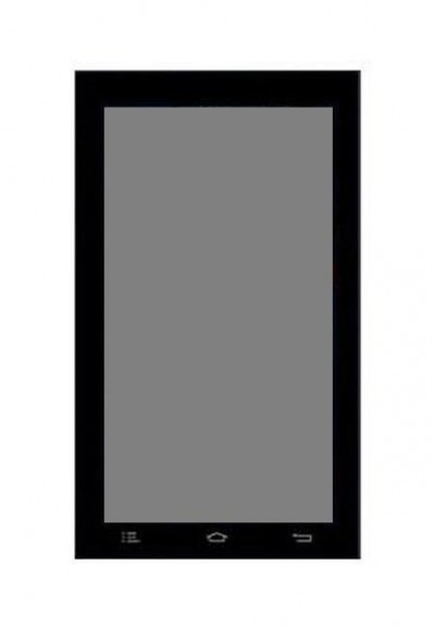 Lcd With Touch Screen For Celkon Charm Spin Black By - Maxbhi.com