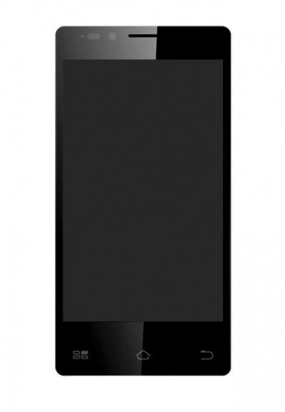 Lcd With Touch Screen For Bq S38 Black By - Maxbhi.com
