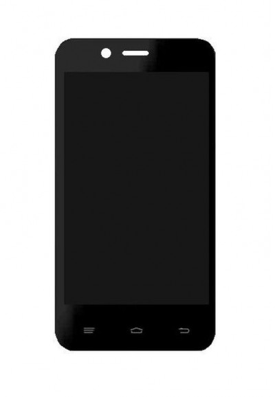 Lcd With Touch Screen For Lyf Flame 4 Black By - Maxbhi.com