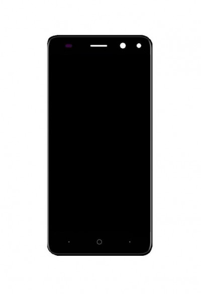 Lcd With Touch Screen For Intex Indie 6 Black By - Maxbhi Com