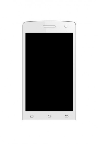Lcd With Touch Screen For Hitech S430 Amaze White By - Maxbhi.com