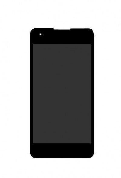 Lcd With Touch Screen For Micromax Canvas Blaze 4g Q400 Black By - Maxbhi.com