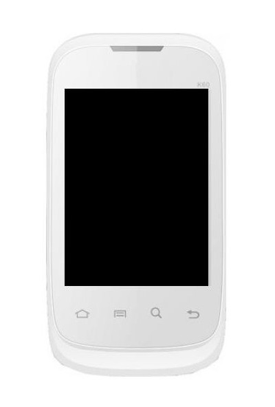 Lcd With Touch Screen For Karbonn K60 White By - Maxbhi.com