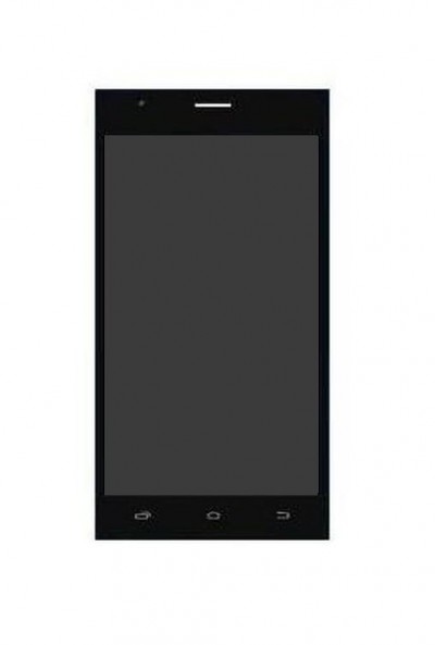 Lcd With Touch Screen For Spice Xlife M5q Plus Grey By - Maxbhi.com