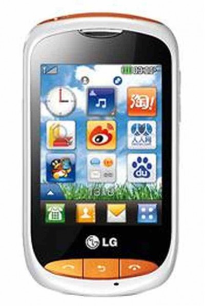 LCD with Touch Screen for LG Cookie Style T310 - Pink & White