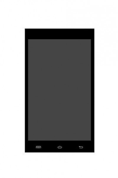 Lcd With Touch Screen For Celkon Ar40 White By - Maxbhi.com