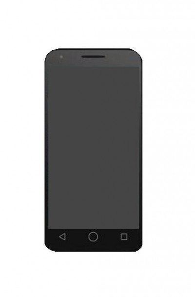Lcd With Touch Screen For Alcatel Pixi 4 3.5 Black By - Maxbhi.com