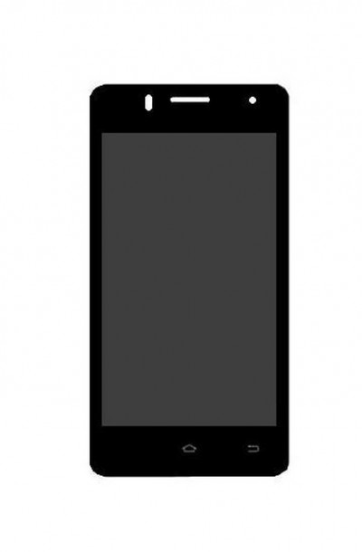 Lcd With Touch Screen For Intex Aqua Y2 Ips Black By - Maxbhi.com
