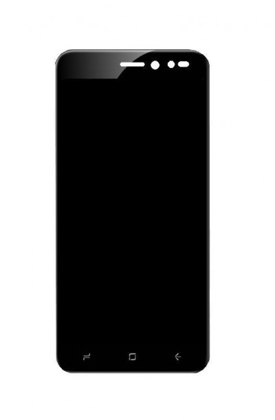 Lcd With Touch Screen For Intex Uday Black By - Maxbhi Com