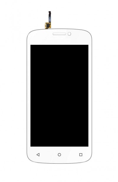 Lcd With Touch Screen For Blu Advance 4.0 M White By - Maxbhi.com