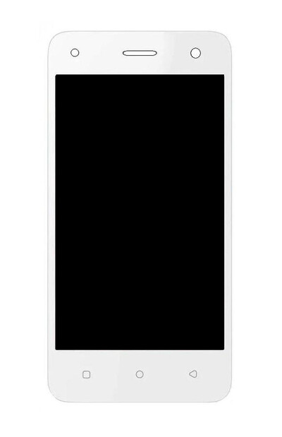 Lcd With Touch Screen For Lava Z40 White By - Maxbhi Com