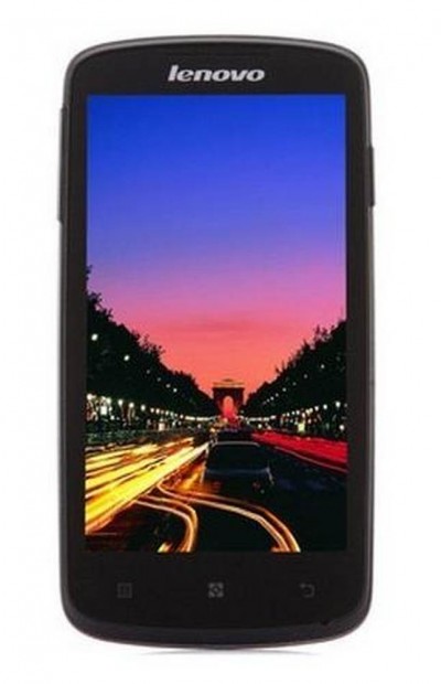 LCD with Touch Screen for Lenovo A630 - Black