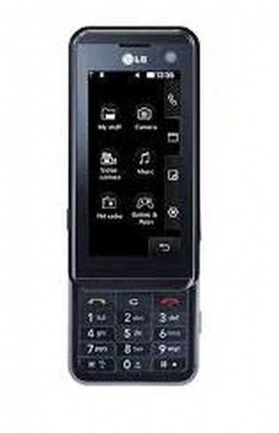 LCD with Touch Screen for LG KF700 - Black