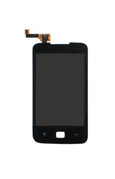 Lcd With Touch Screen For Lg Optimus Hub E510 Black By - Maxbhi.com