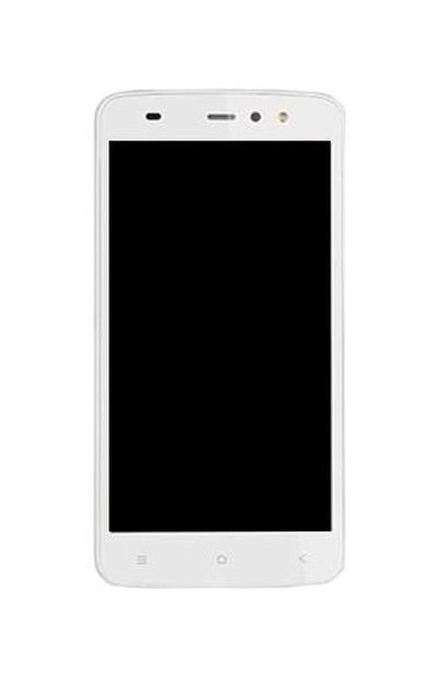 Lcd With Touch Screen For Gionee P4s White By - Maxbhi.com