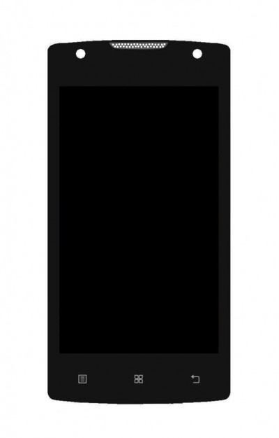 Lcd With Touch Screen For Lenovo Vibe A Black By - Maxbhi Com
