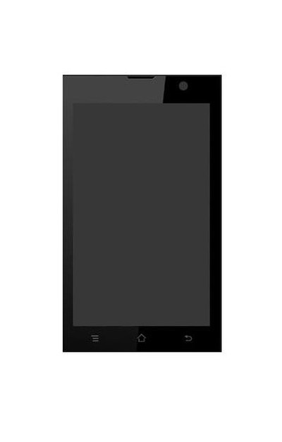 Lcd With Touch Screen For Intex Cloud Y2 Black By - Maxbhi.com