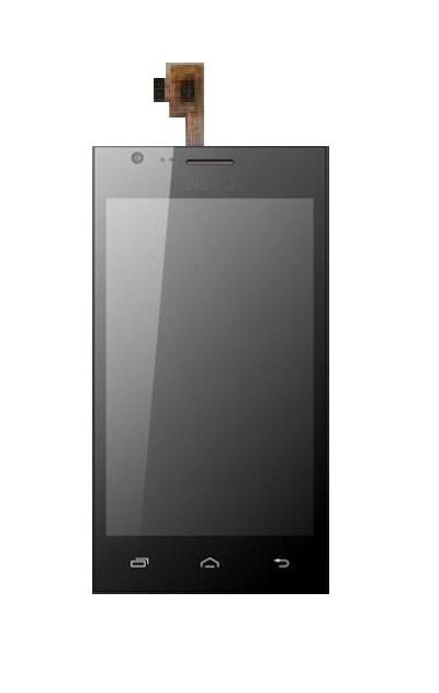 Lcd With Touch Screen For Xolo A550s Ips Black By - Maxbhi.com