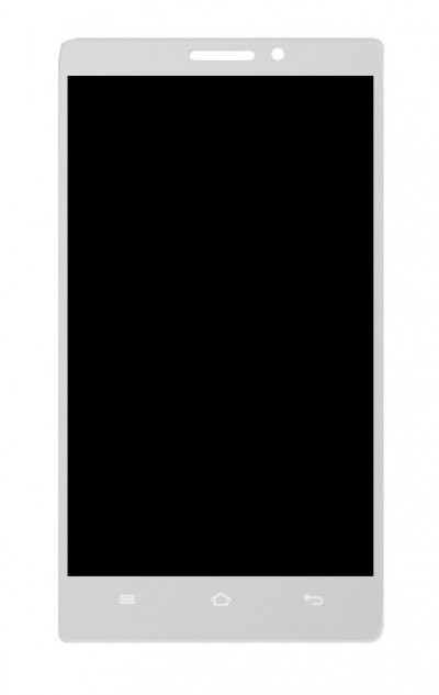Lcd With Touch Screen For Adcom Kitkat A40 Plus 3g White By - Maxbhi Com