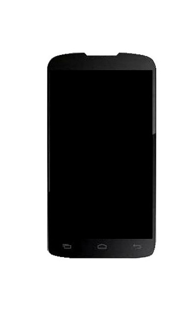 Lcd With Touch Screen For Celkon C8040 Black By - Maxbhi Com