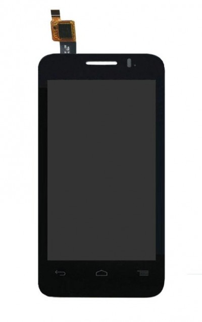 Lcd With Touch Screen For Vodafone Smart 4 Mini Black By - Maxbhi.com