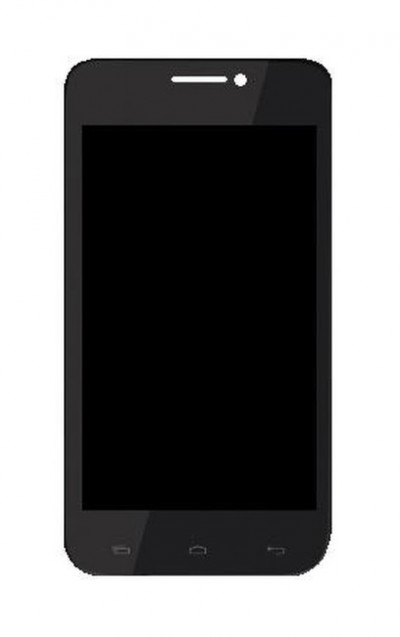 Lcd With Touch Screen For Lava Iris 408e Silver By - Maxbhi.com