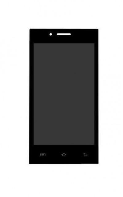 Lcd With Touch Screen For Rage Magic 40b Black By - Maxbhi.com