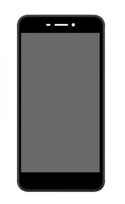 Lcd With Touch Screen For Intex Aqua Zenith Black By - Maxbhi.com