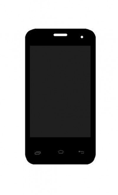 Lcd With Touch Screen For Videocon Z30 Black By - Maxbhi.com