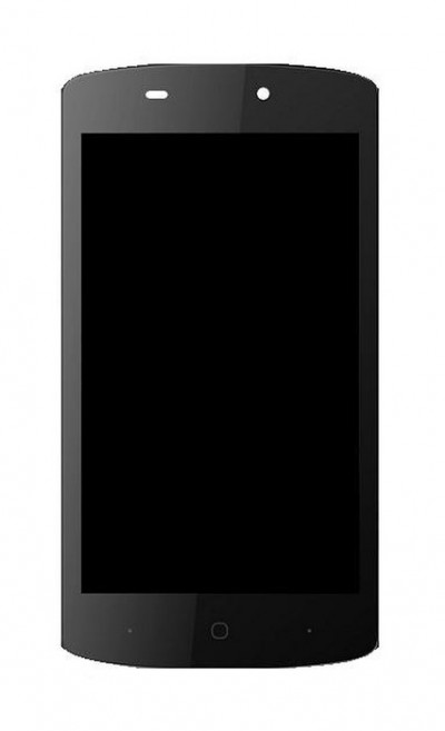 Lcd With Touch Screen For Intex Cloud Gem Plus Black By - Maxbhi.com
