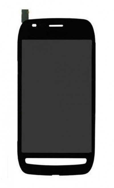 Lcd With Touch Screen For Nokia Lumia 710 Black By - Maxbhi.com