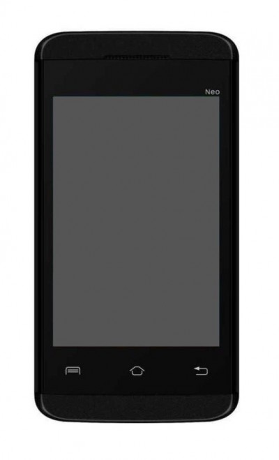 Lcd With Touch Screen For Lava Discover Neo Black By - Maxbhi.com