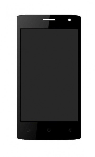 Lcd With Touch Screen For Intex Cloud C1 Black By - Maxbhi.com