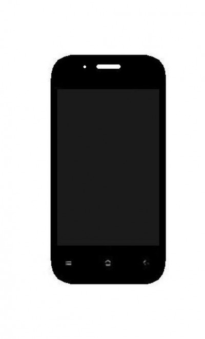 Lcd With Touch Screen For Reach Kraze 350 Black By - Maxbhi.com