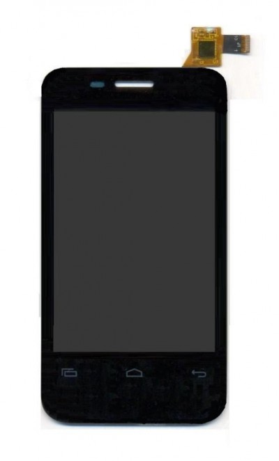 Lcd With Touch Screen For Micromax A56 Black By - Maxbhi.com