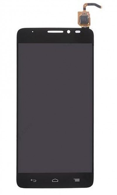 LCD with Touch Screen for Alcatel Idol X - Black