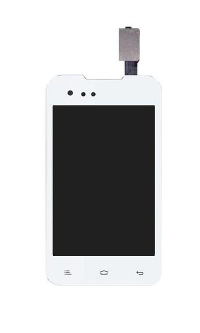 Lcd With Touch Screen For Gionee Pioneer P1 White By - Maxbhi.com