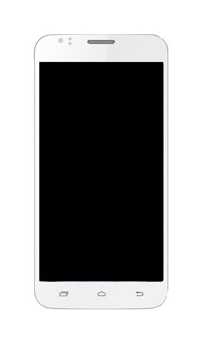 Lcd With Touch Screen For Intex Aqua I4 Plus White By - Maxbhi.com