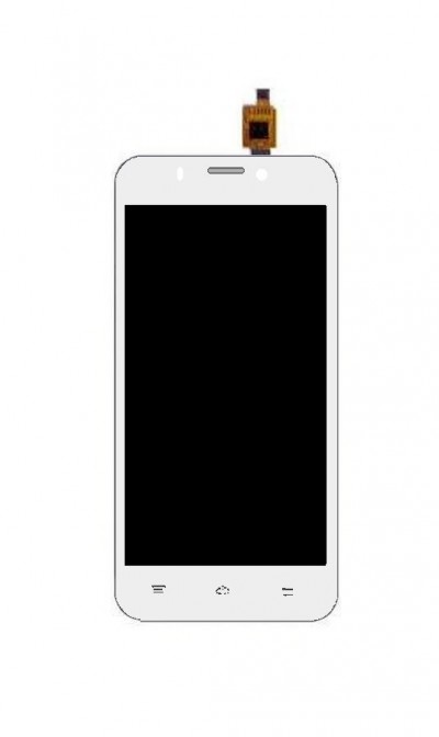 Lcd With Touch Screen For Intex Aqua Q4 Gold By - Maxbhi.com
