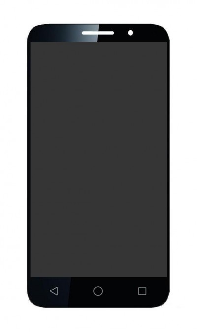 Lcd With Touch Screen For Vodafone Smart Turbo 7 Black By - Maxbhi.com